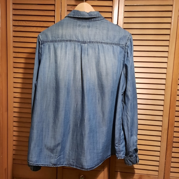 Jordache 100 % Tencel Denim Shirt - Picture 5 of 8